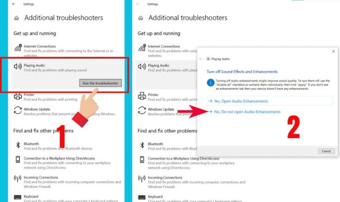 Dùng công cụ sửa lỗi âm thanh của Windows hiệu quả nhanh chóng