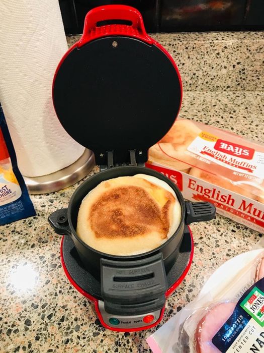 The breakfast sandwich maker