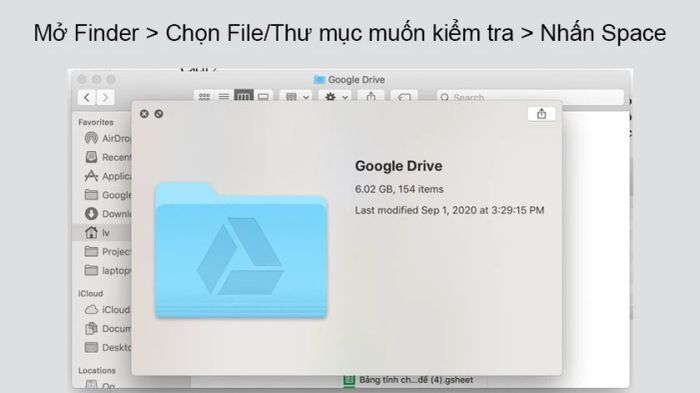 Hướng dẫn kiểm tra dung lượng Macbook thông qua Finder