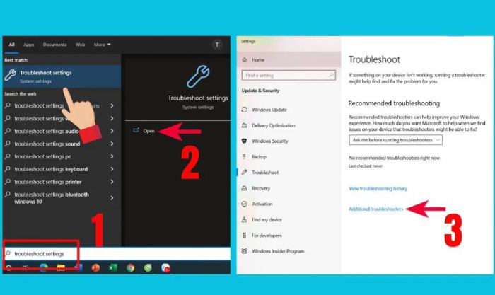 Sử dụng công cụ tự động sửa lỗi âm thanh của Windows