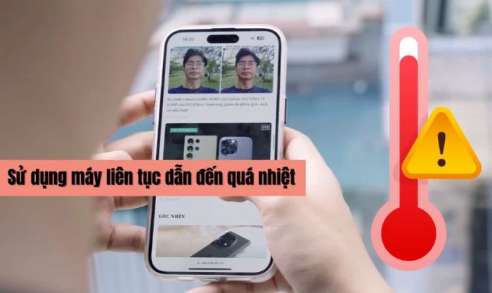 Pin iPhone 14 Pro Max tụt nhanh do nhiệt độ