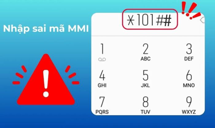 Cấu hình sai mã MMI