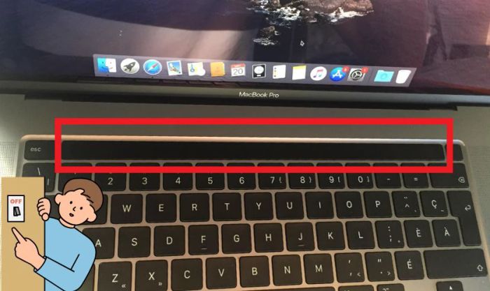 Vì sao Touch Bar lại không hiển thị?