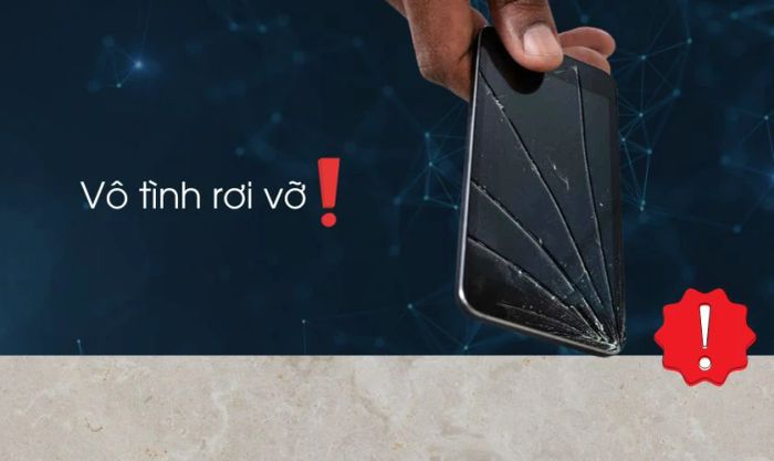 Rơi vỡ vô tình cũng có thể gây hư hỏng cho Samsung S8