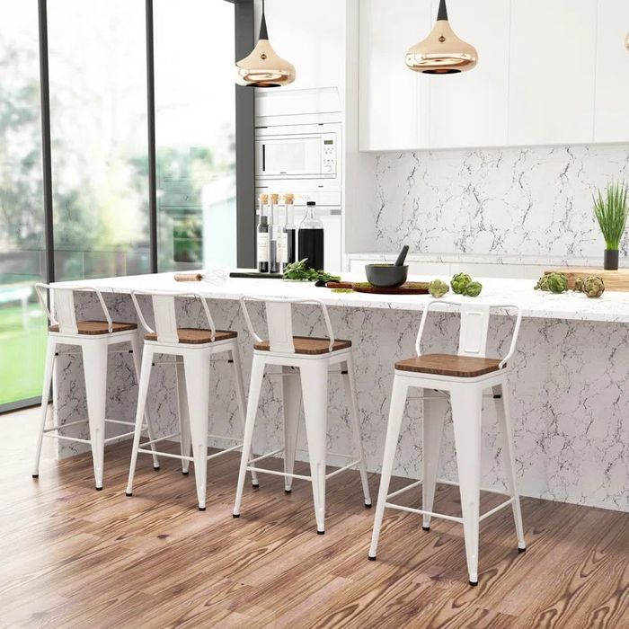 A stylish set of stools.