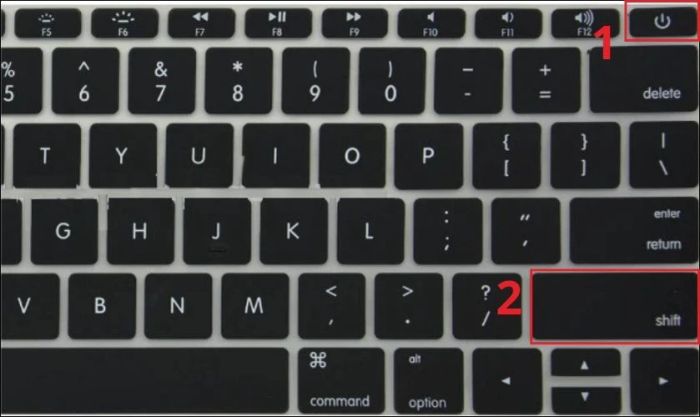 Bật chế độ Safe Mode