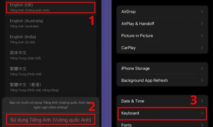 Hướng dẫn sửa lỗi iPhone 16 không gõ được tiếng Việt trong 3s