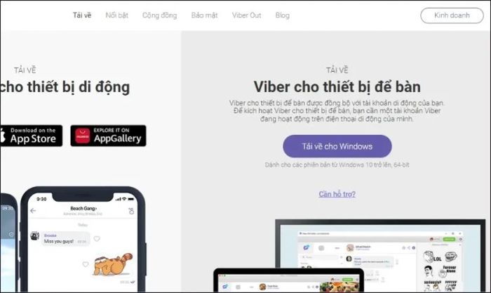 Cập nhật ứng dụng Viber mới nhất