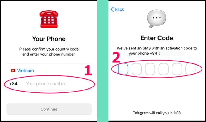 Cách khắc phục lỗi Telegram không nhận mã code