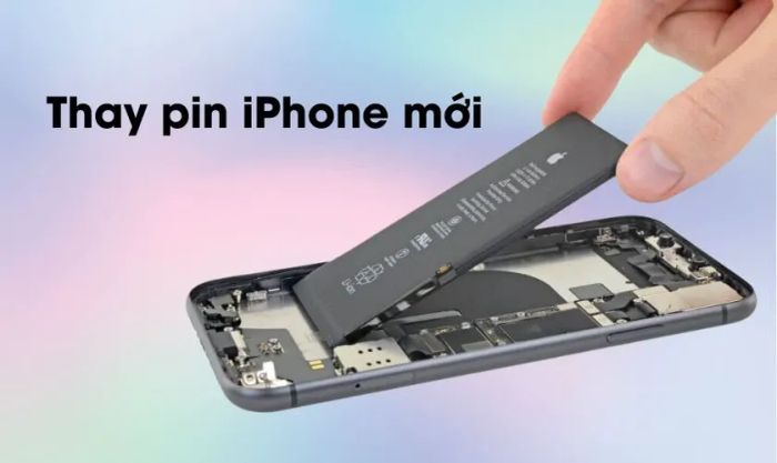 Thay pin mới cho iPhone