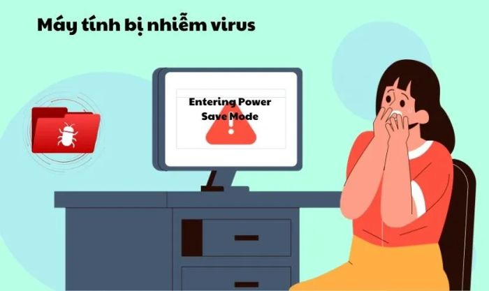 Nguyên nhân khiến màn hình liên tục thông báo lỗi Entering The Power Saving Mode Shortly
