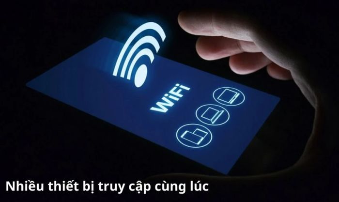 Nhiều thiết bị kết nối cùng lúc làm giảm tốc độ wifi và gây kết nối chập chờn