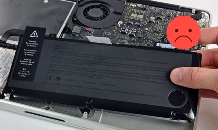 Do pin laptop bị hư