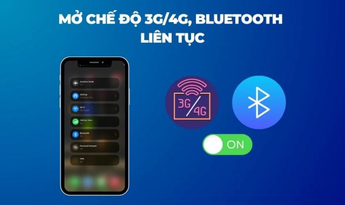 Bật chế độ 3G