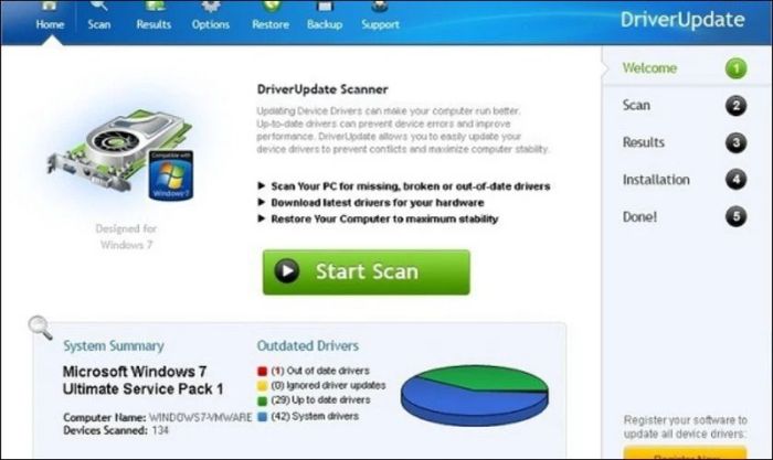 Cài đặt đúng Driver cho card màn hình.