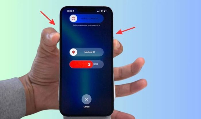 Khởi động lại giúp giảm tình trạng điện thoại bị nóng