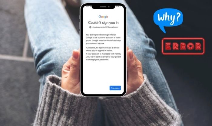 Không thể thêm tài khoản Google vào iPhone