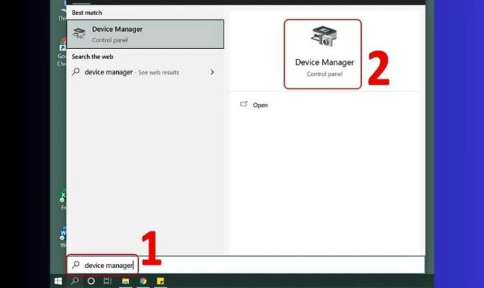 Cập nhật driver để khắc phục sự cố bàn phím laptop bị liệt