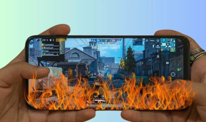 Không nên chơi game quá lâu khi điện thoại bị nóng