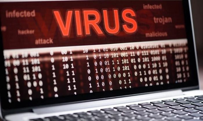 Máy tính bị nhiễm virus