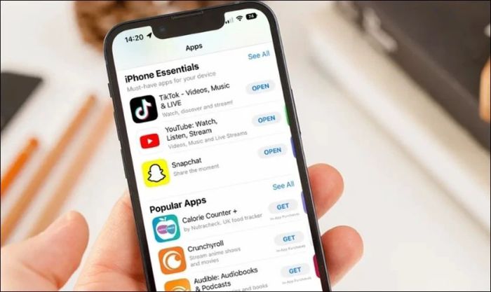 Tải ứng dụng từ App Store
