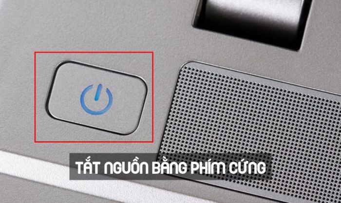 Tắt nguồn bằng phím cứng khi máy bị đơ do sự cố card màn hình