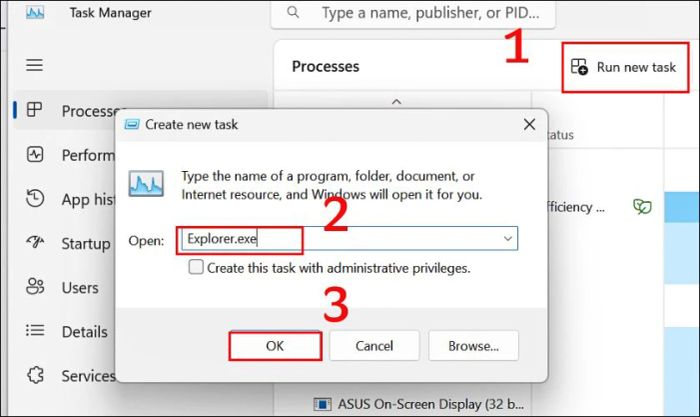 Hướng dẫn khắc phục tình trạng mất biểu tượng trên màn hình Desktop