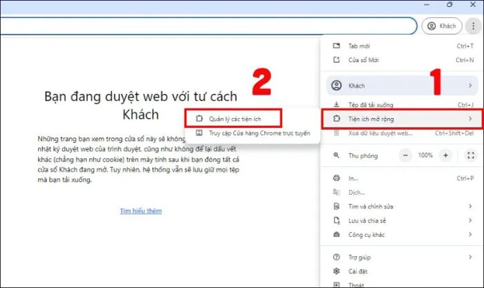 Thêm tiện ích IDM vào Chrome