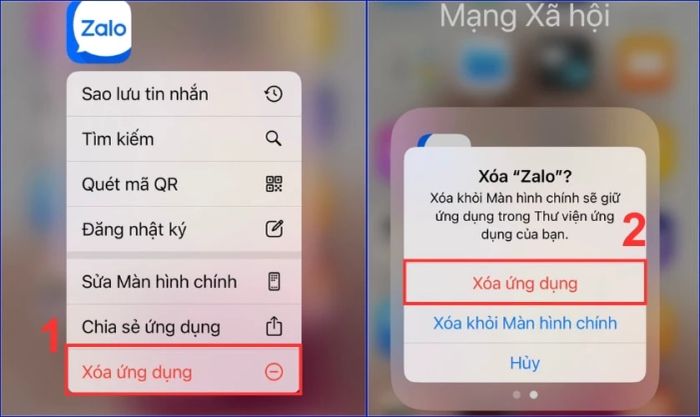 Gỡ và cài đặt lại các ứng dụng gặp sự cố