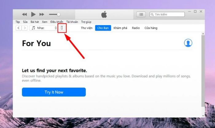 Khôi phục danh bạ iPhone qua iTunes
