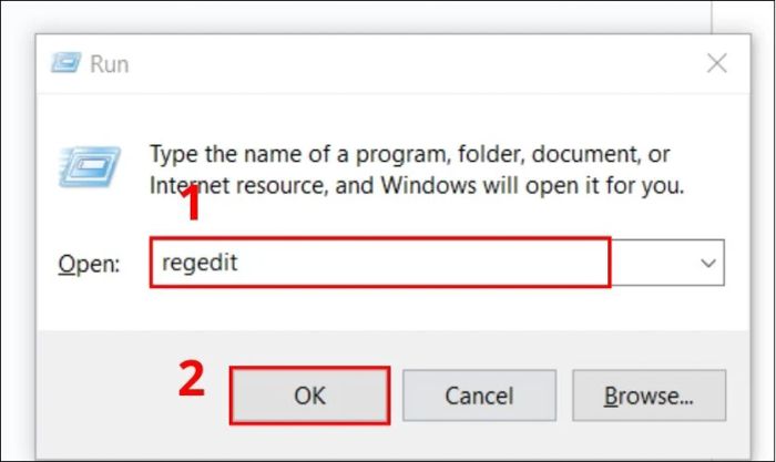 Sử dụng Registry để kích hoạt biểu tượng loa