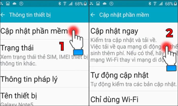Hãy sao lưu dữ liệu trước để tránh nguy cơ mất mát thông tin quan trọng.