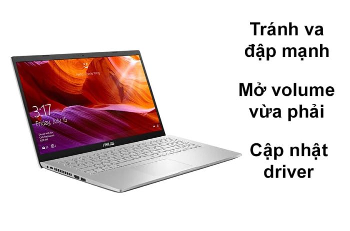 Lưu ý khi sử dụng để bảo vệ loa của máy tính xách tay