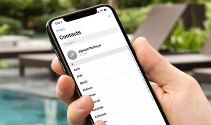 Vì sao danh bạ trên iPhone lại mất số điện thoại?