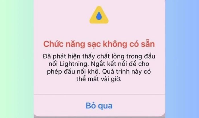 Bỏ qua cảnh báo trong trường hợp khẩn cấp