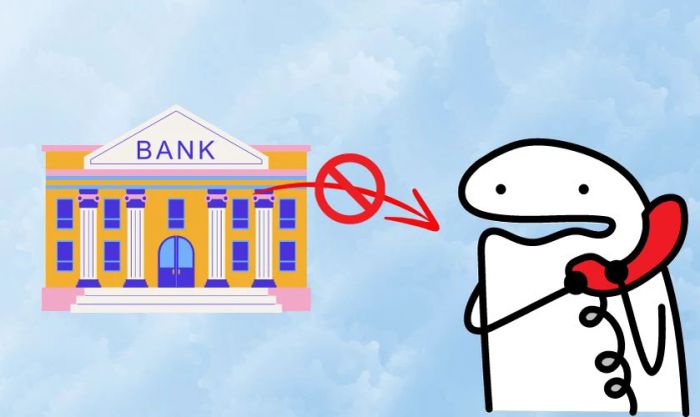 Do điện thoại đang chặn tin nhắn từ ngân hàng