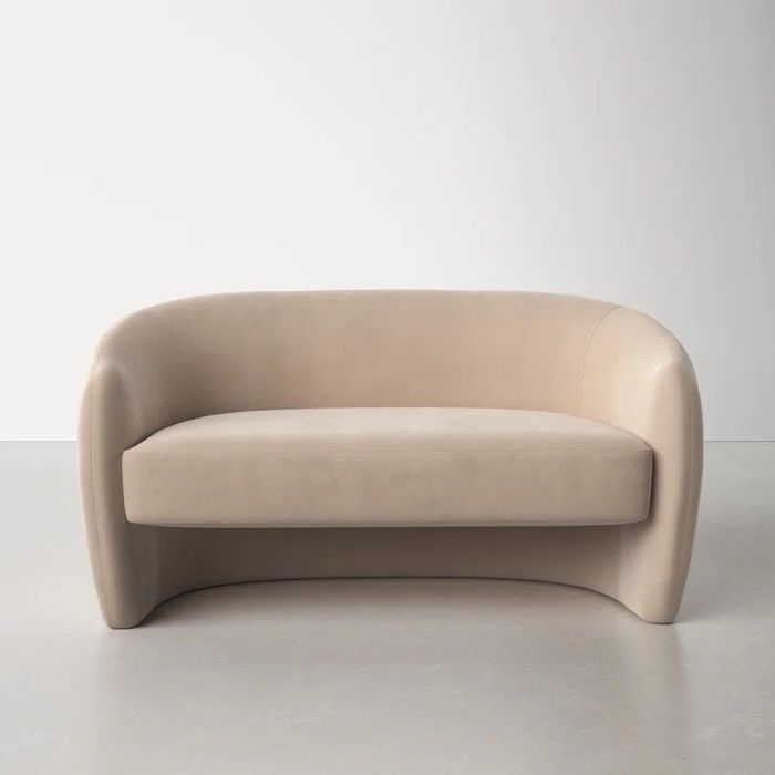 a stax rosa polyester loveseat