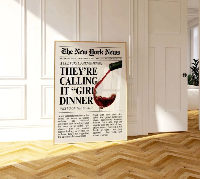 The front page of The New York News showcasing an article about a trending phenomenon called.