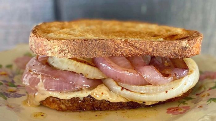 Reflect on the concept of TikTok's Onion Sandwich.