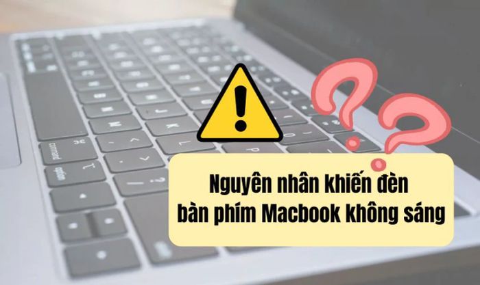 Các nguyên nhân phổ biến khiến đèn bàn phím MacBook không sáng