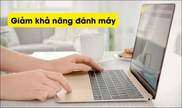 Giảm hiệu suất đánh máy