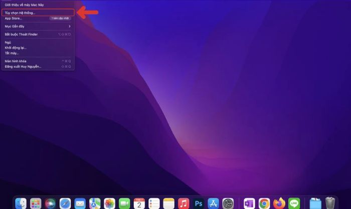 Cập nhật hệ điều hành MacBook