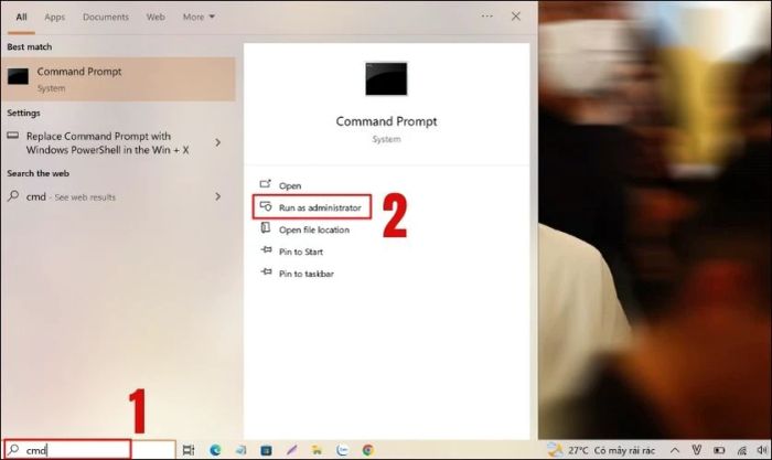 Quét SFC để khắc phục lỗi hệ thống gây ra lỗi unexpected kernel mode trap