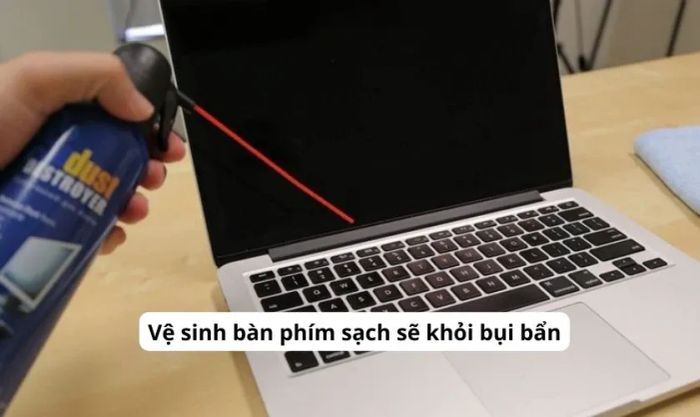 Vệ sinh bàn phím khi bàn phím gõ số thay vì chữ