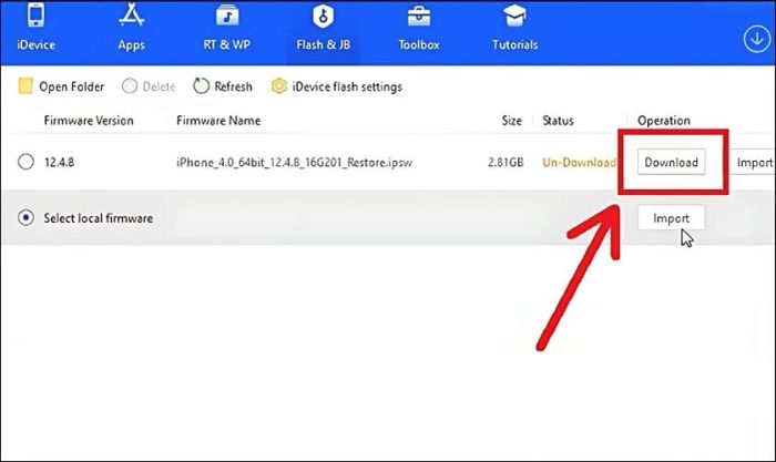Chọn Download