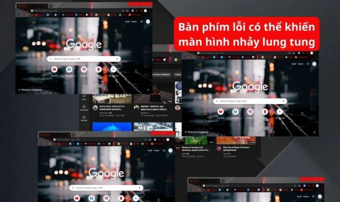 Lỗi bàn phím laptop bị loạn, nhảy lung tung là gì?