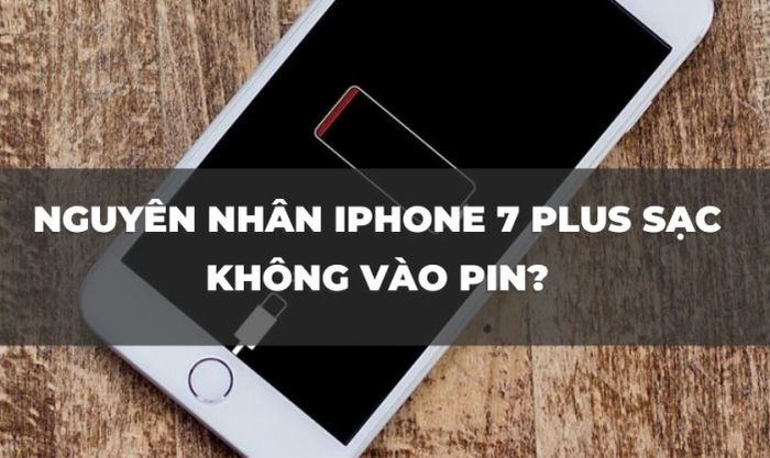 Nguyên nhân khiến iPhone 7 Plus không sạc vào pin là gì?