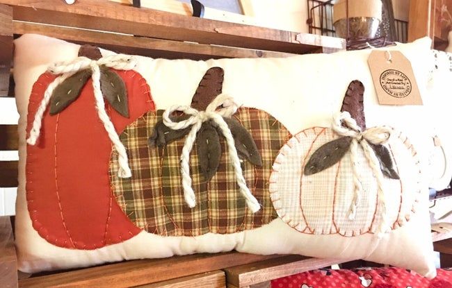 pillow adorned with a gourd pattern