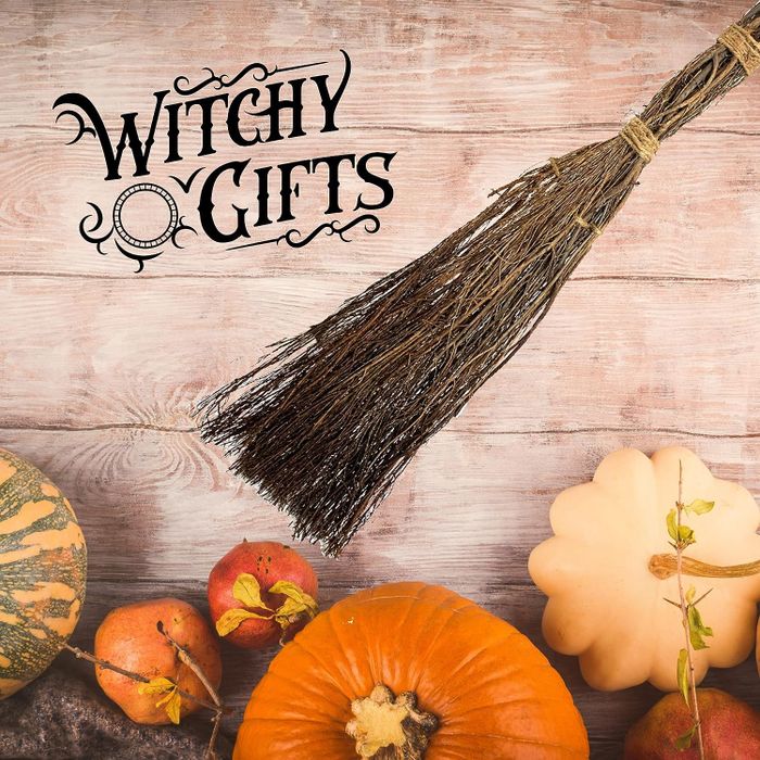 labeled graphic featuring a logo and broom