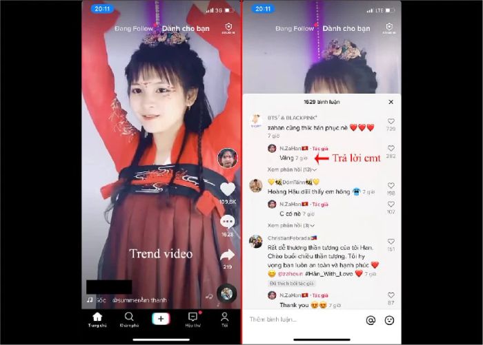Khi bạn tích cực tham gia vào cộng đồng, TikTok sẽ đánh giá cao và ưu tiên hiển thị video của bạn trên xu hướng.